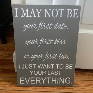 Grey Wooden Love Sign